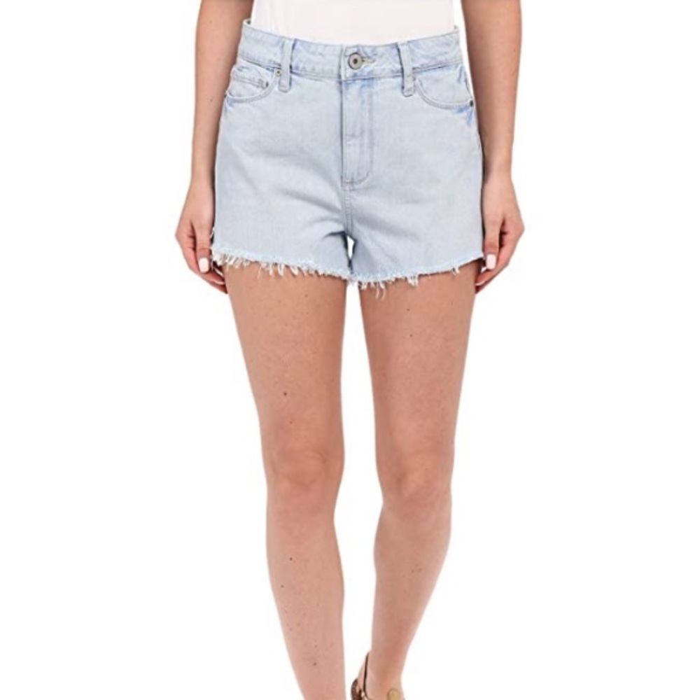 PAIGE Margot Shorts with Raw Hem